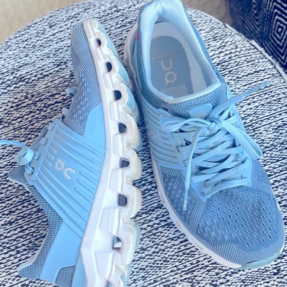On Sale 🎉 On Running Cloudswift Women’s Sneakers – Light Blue/White - Picture 1 of 6